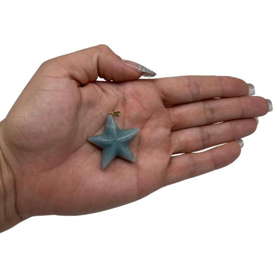 Imagem de PINGENTE MINI ESTRELA DO MAR TROLLEITE - (2,5 a 4)cm - BANHO DE OURO