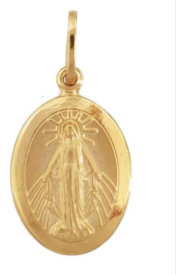 Imagem de Pingente Nossa Senhora Milagrosa Em Ouro 18k (cod11y)