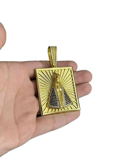 Imagem de Pingente nossa senhora tradicional gg - banhado a ouro 18k