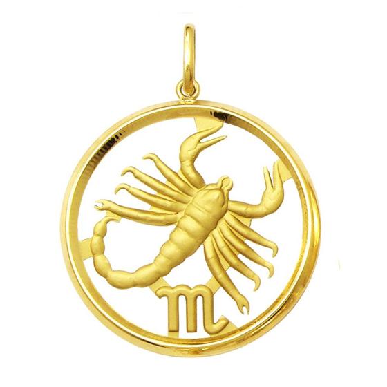 Imagem de Pingente Signo do Zodíaco Escorpião Ouro 18K Dmr11V K400