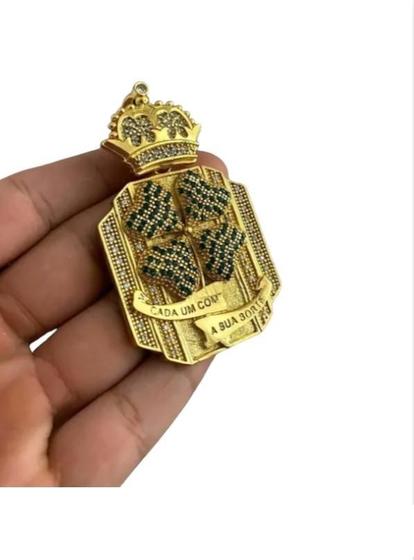 Imagem de Pingente Trevo Cada Um Com A Sua Sorte - Banhado A Ouro 18K