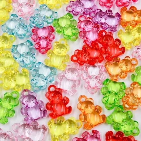 Imagem de Pingente Ursinho Gummy Bear 11x20mm - 10 Unidades