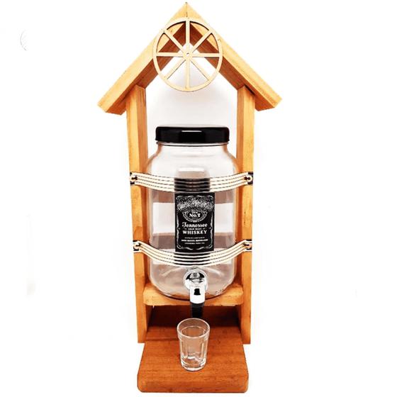 Imagem de Pingômetro De Cachaça Artesanal 1 Garrafa Vidro Para Bebida Decoração TUBAO97