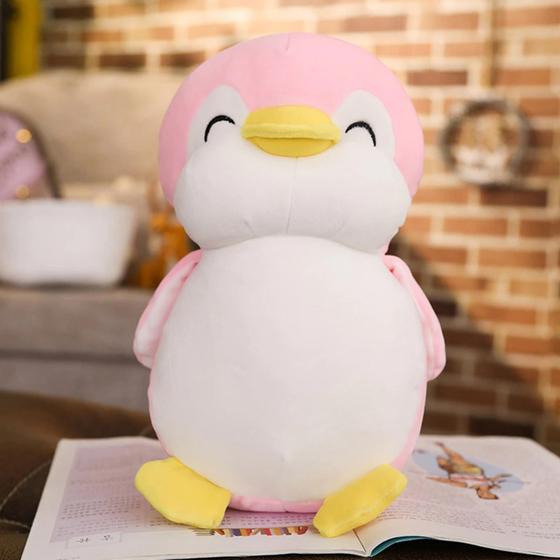 Imagem de Pinguim De Pelúcia 30cm Antialérgico Para Decorar E Brincar