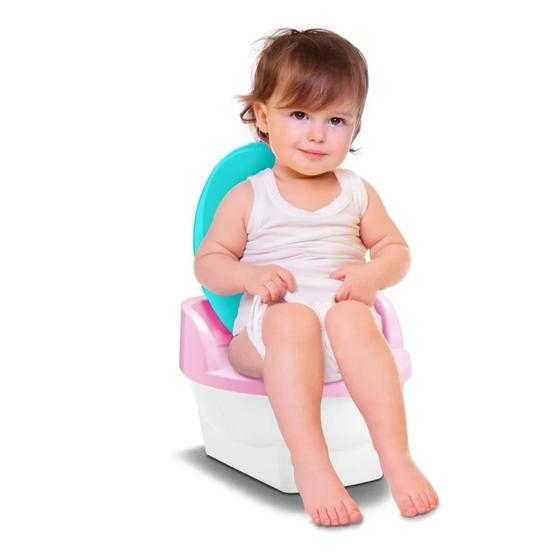 Imagem de Pinico Troninho para auxiliar Transição 2x1 Redutor De Assento  removível Infantil