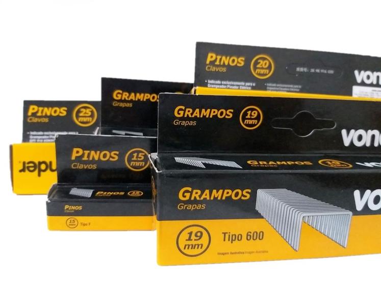 Imagem de Pino 25mm Para Grampeador Elétrico Vonder Gpe916 1000pçs