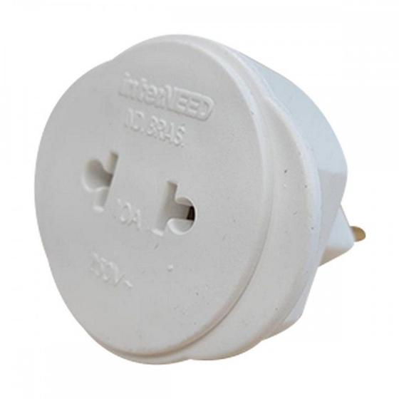 Imagem de Pino Adaptador Interneed Universal 10A. Branco 37866 - Kit C/10 Pecas