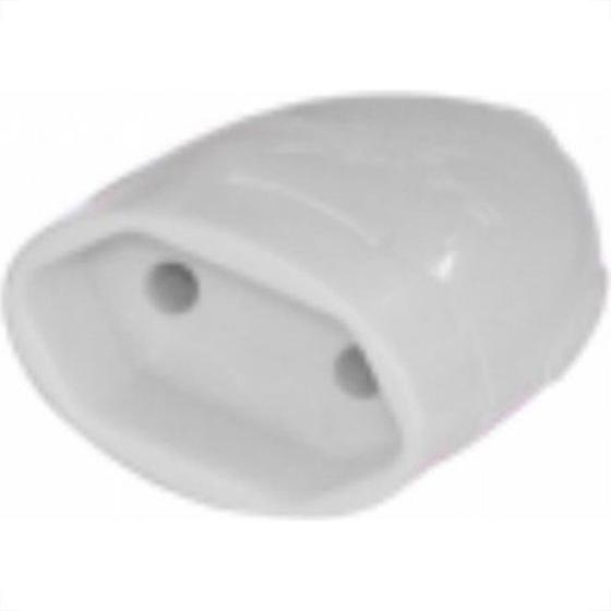 Imagem de Pino Femea 2 Polos Daneva 20A Branco Dn1610 - Kit C/12