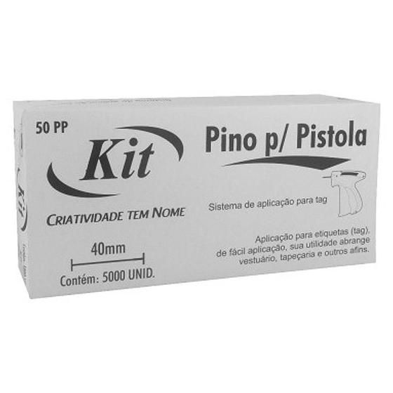 Imagem de Pino Plástico 40MM Para Pistola Tag com 5000 Unidades - KIT