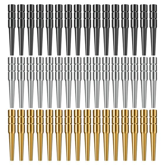 Imagem de Pinos de Cribbage de Metal NQEUEPN - 48 Unidades para Furo de 1/8" (3 Cores)