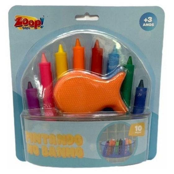 Imagem de Pintando no banho 10 peças - zoop toys