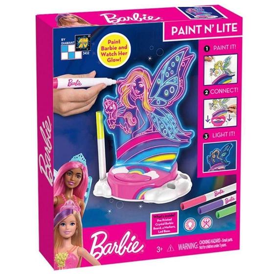 Imagem de Pinte E Ilumine Barbie Fadas - Fun F0123-4