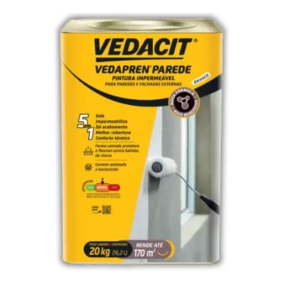 Imagem de Pintura impermeavel parede vedapren 20kg vedacit