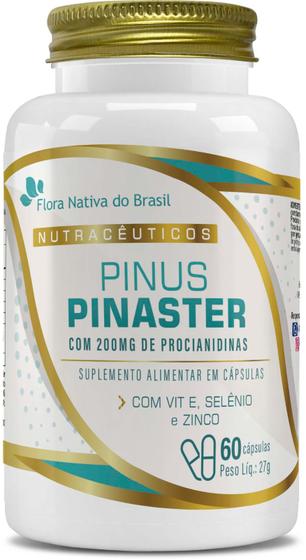 Imagem de Pinus Pinaster com 200mg de Procianidimas + Vit E, selênio e zinco