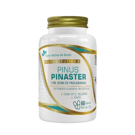 Imagem de Pinus Pinaster Com Procianidinas 200mg + Vitamina E + Selênio + Zinco 60 Cápsulas