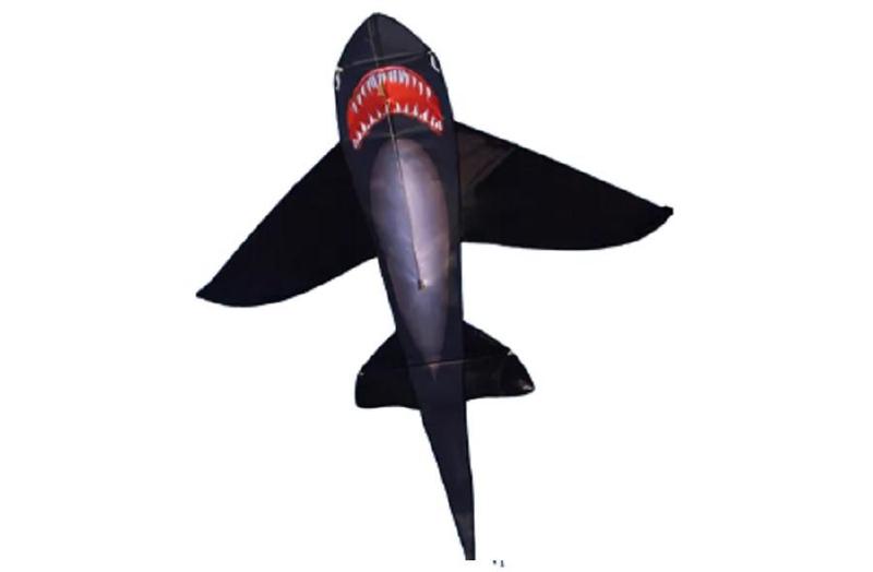 Imagem de Pipa Formato Tubarão 3d Poliéster Com Linha
