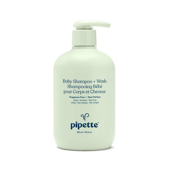 Imagem de Pipeta de Xampu e Sabonete Líquido para Bebês (355ml) - Sem Lágrimas - Com Esqualano