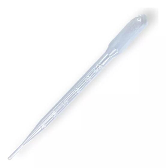 Imagem de Pipeta Pasteur Graduada, Pe, Volume De 3Ml, Caixa Com 500 Unidades