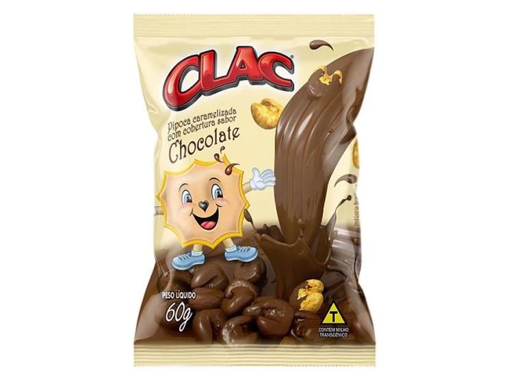 Imagem de Pipoca Caramelizada Clac Cobertura Chocolate 60g
