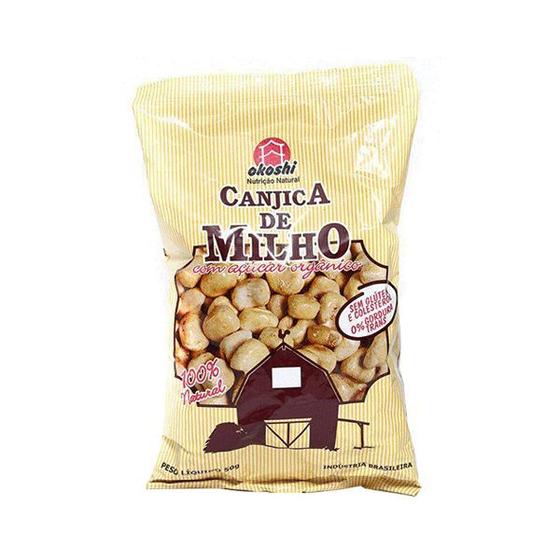 Imagem de Pipoca De Canjica De Milho Com Açúcar Orgânico Okoshi 50g