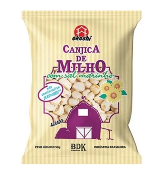 Pipoca de Canjica de Milho Salgada - 50g - Okoshi - Alimentos ...
