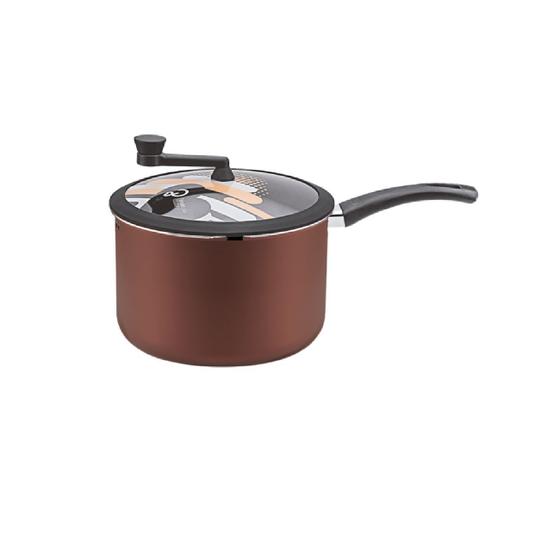 Pipoqueira Alumínio Antiaderente 22 Cm Cereja - Panelux Menor preço em Pipoqueira Alumínio Antiaderente 22 Cm Cereja - Panelux