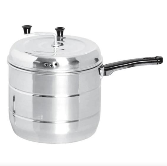 Pipoqueira Aluminio Polido 4,5 Litros Utensilios Cozinha Pipoca Menor preço em Pipoqueira Aluminio Polido 4,5 Litros Utensilios Cozinha Pipoca