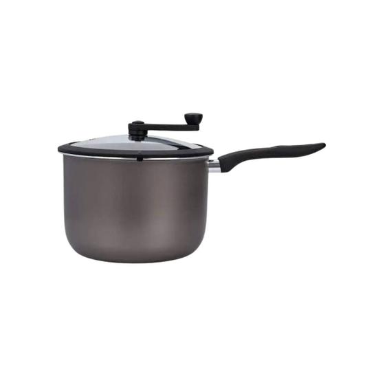 Pipoqueira Brinox de Alumínio Antiaderente Pic Poc Prata 0157