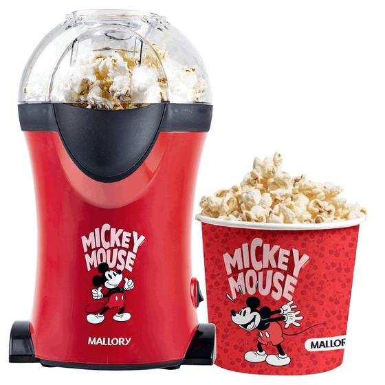 Imagem de Pipoqueira Elétrica Disney Mickey Mallory com Balde Pipoca Gigante