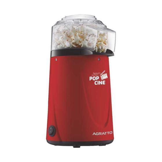Pipoqueira Elétrica Pop Cine Vermelha 127V Agratto Menor preço em Pipoqueira Elétrica Pop Cine Vermelha 127V Agratto