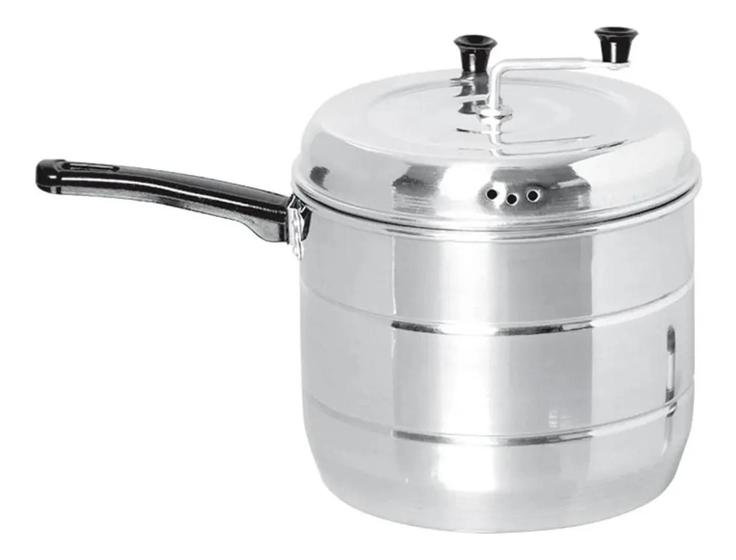 Pipoqueira Panela Alumínio Profissional Reforçado 4,8 L Menor preço em Pipoqueira Panela Alumínio Profissional Reforçado 4,8 L
