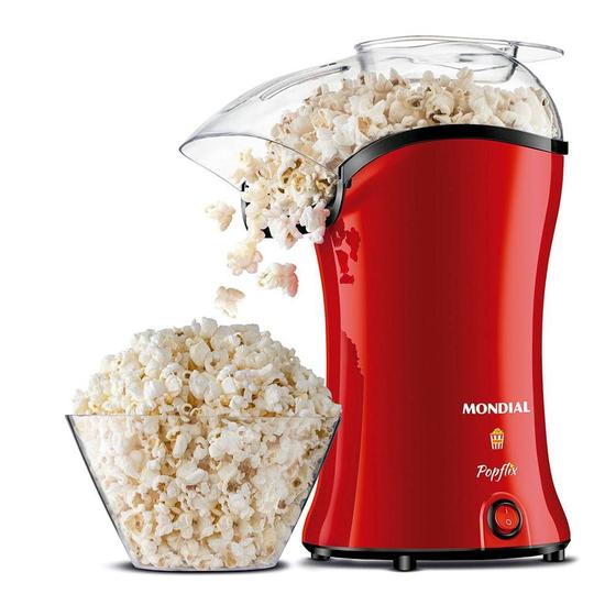 Imagem de Pipoqueira Popflix Mondial Vermelho 1200W 220V - PP-03