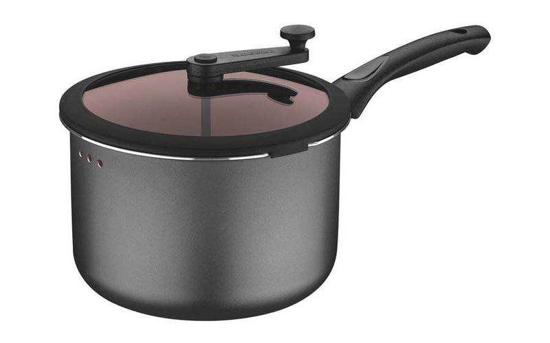 Pipoqueira Tramontina Vermont Alumínio Revestimento Cobre Antiaderente Starflon Grafite 22 cm 4,8 L Menor preço em Pipoqueira Tramontina Vermont Alumínio Revestimento Cobre Antiaderente Starflon Grafite 22 cm 4,8 L