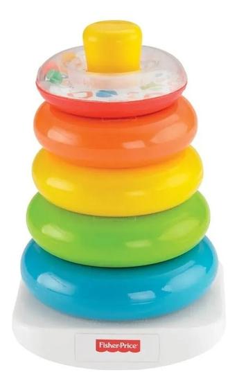 Imagem de Pirâmide De Argolas Bebê Fisher Price Cor Colorido