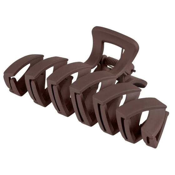Imagem de Piranha De Cabelo Line Marrom Fosco Grande ProArt
