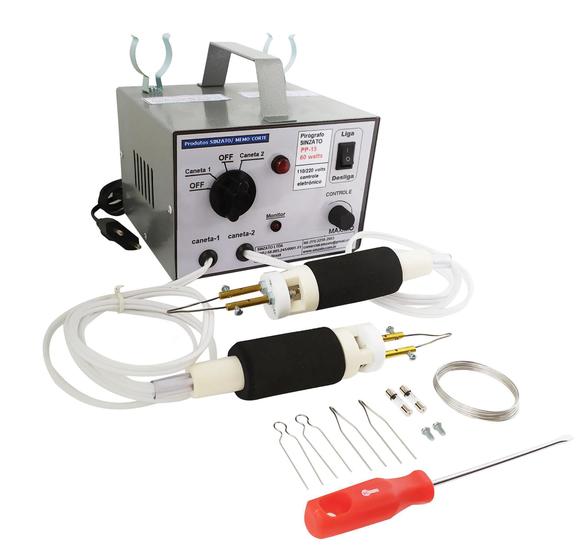 Imagem de Pirógrafo Sinzato,  Pp-15, 60Watts, 2 Canetas, 110/220 Volts