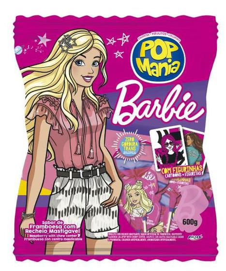 Imagem de Pirulito Barbie - Pacote com 50 unidades Pop Mania