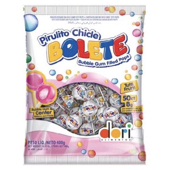 Imagem de Pirulito Chiclete Bolete Tutti Frutti Dori 400g