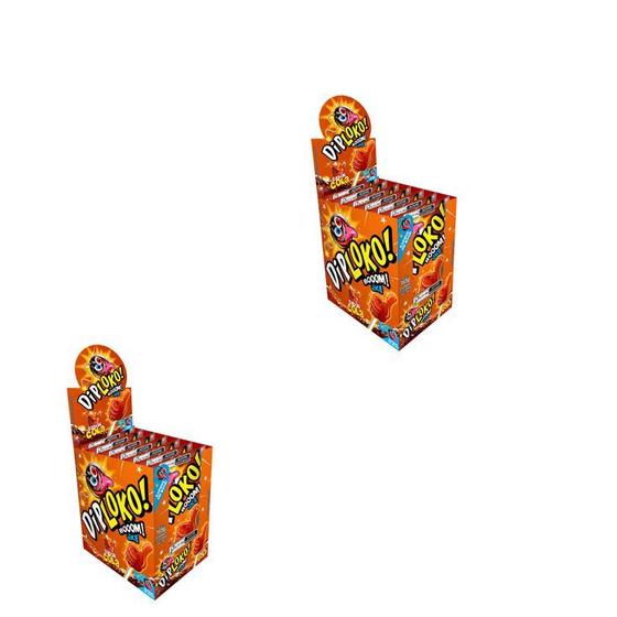 Imagem de Pirulito com Pó Sabor Cola Kit com 2 Displays Para Criança