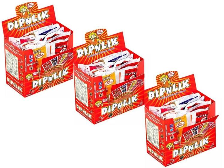 Imagem de Pirulito Dipnlik Sortido C/ 25un - 3 Caixas
