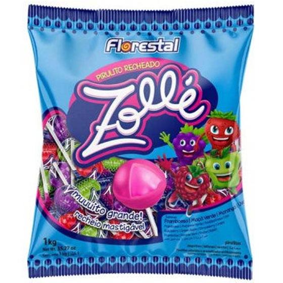 Imagem de Pirulito Recheado Zollé Sortido - 1 kg