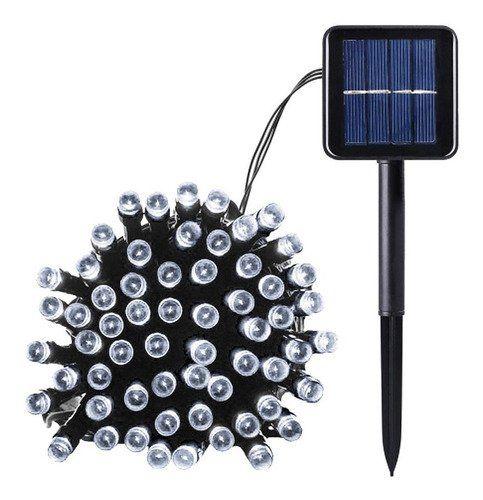 Imagem de Pisca Cordão Solar Natal LED 100 Lâmpadas Luz Branca 10m