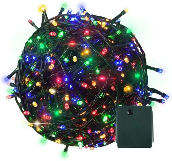 Imagem de Pisca Led Colorido Natal 100 Lâmpadas 110v 8 Funções 10m