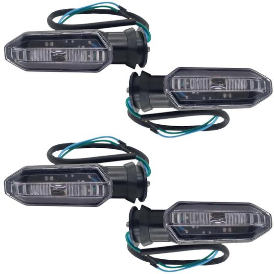 Imagem de Pisca Led Honda Adv 150 Xre 300 Com Coxim Seta 4 Peças