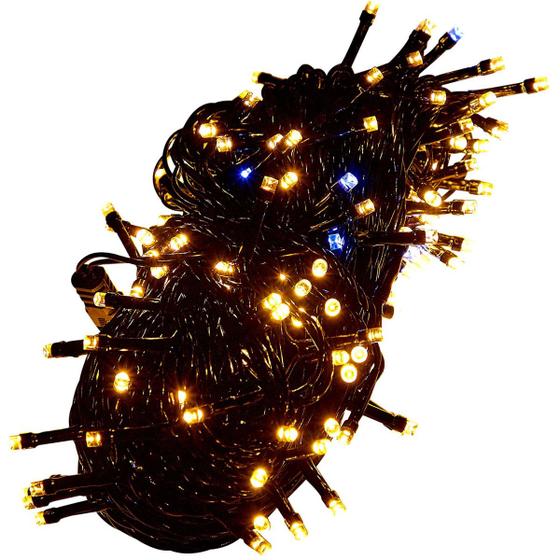 Imagem de Pisca Pisca 100 Leds Natal Decoraçao 10 Metros Enfeite Natalino Arvore Janela Porta Entrada Luz Iluminaçao Festa Loja Casa Comemoraçao
