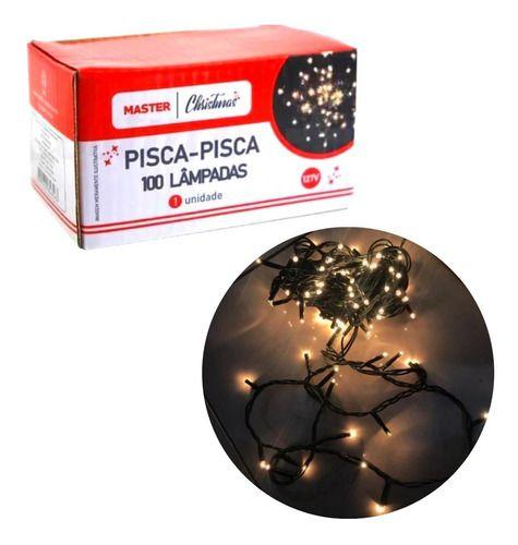 Imagem de Pisca Pisca Arroz Branco 100 Leds 3,8 Metros 127v Enfeite