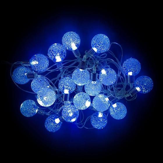 Imagem de Pisca-Pisca Bola Gelo 20 LEDS Azul 127V - Wincy
