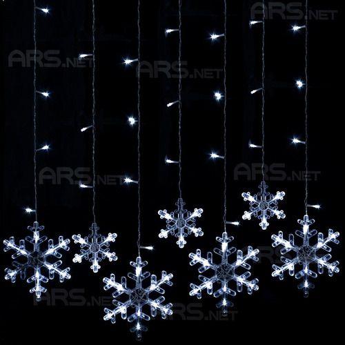Pisca Pisca Cascata Floco Neve Decoração Natalino Natal 8 funções Menor preço em Pisca Pisca Cascata Floco Neve Decoração Natalino Natal 8 funções
