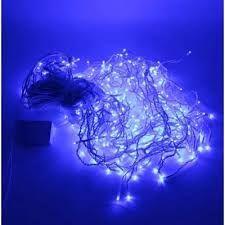 Imagem de Pisca Pisca Com 400 leds Azul Cortina Cascata Natal Decoração Natalina 110v 8 Funções