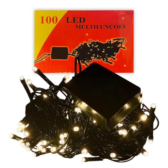 Imagem de Pisca Pisca Cordão com 100 LED Multi função 10m 10w Natal 220v